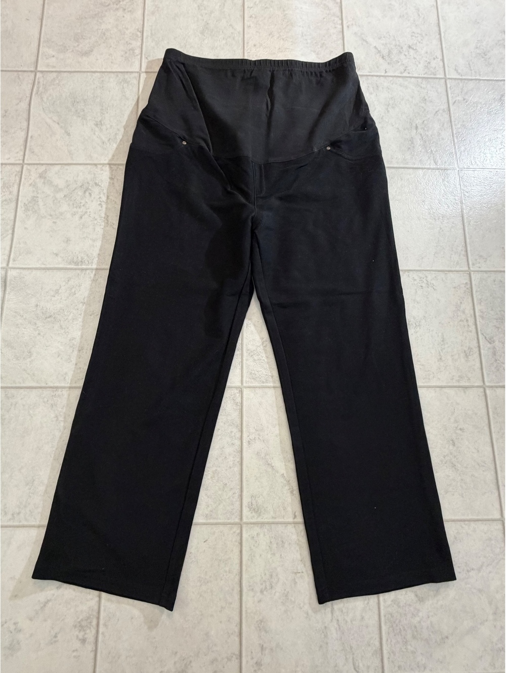 Time and Tru Maternity Black Pants Size XL 16 18